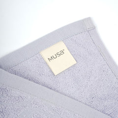 Musa Banana Face Towels 400 Gsm | Terry Face Towel With Free Bag | Super Soft & Ultra Absorbent Towels For Facewash (Misty Lilac)- Set Of 4