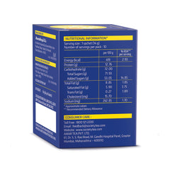 Society One Minute Tea Lemongrass Flavor Instant Tea Premix 14gm X 10 Sachets - 140gm 4.9 Ounce | Made With Lemongrass - Low Caffeine Chai Patti | Flavored Instant Black Tea