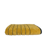 Spaces 100% Cotton Bath Towel 600 Gsm | High Loft Ribbed Texture High Absorbency Cotton Bath Towels (Dark Yellow)