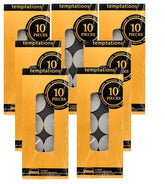 WHITE SMOKELESS TEALIGHT CANDLES PACK OF 70 | PERFECT FOR RESTURANT & PACE DECOR