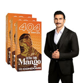 Bold Care 404 Super Ultra Thin Mango Flavored Condoms For Men - (Pack Of 3)