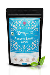 Udyan Tea Assam Exotic Chai - 250gm, 8.8 Ounce | Rich & Flavorful Chai - Premium Blend Of Fresh Tea Leaves | Traditional Indian Recipe - Natural Ingredients, High Caffeine Tea Leaf