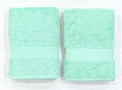 Bombay Dyeing Plain Santino 500 Gsm Cotton Hand Towel Set - Sea Green (2 Piece)