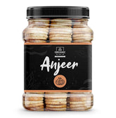 100% Natural Afghani Anjeer Figs By Organic Box 500gm, | Afghanistan Dry Anjir (Dried Figs) Dry Fruits Jar Pack | Body Mass Loss Good For Physical Health | 17.6 Ounce