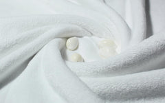 U & U Unique Utilities Microfiber Bath Towels Large Size 400 Gsm | Bath Towel For Men & Women | Soft, Ultra Absorbent & Quick-Dry Towels For Bathing (White)