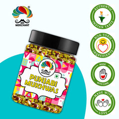 Mr. Merchant Punjabi Traditional Mouth Freshener Mix 300gm, | Jar Pack