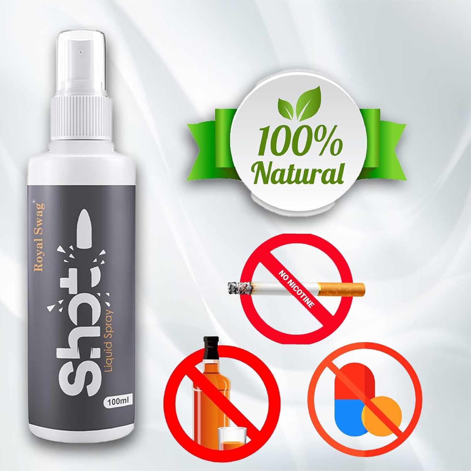 Royal Swag Ayurvedic & Herbal Cigarettes Regular Flavour & Frutta Flavour 15 Sticks Each With 100ml Shot Anti Addiction Spray - (30 Sticks) Royal Swag Ayurvedic & Herbal Cigarettes Regular Flavour & Frutta Flavour 15 Sticks Each With 100ml Shot Anti Addiction Spray - (30 Sticks)