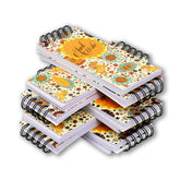Top Wirebound Spiral Notebook, Unruled Memo Notepad, Soft Cover, Business Journal, Set Of 10