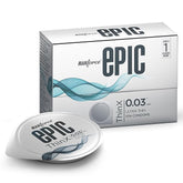 Manforce Epic Thinx Ultra Thin Condoms For Men - 10 Count| 0.03mm| Vegan| No Harsh Chemicals