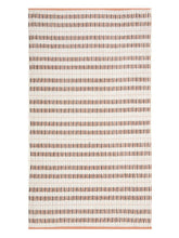 Homefresh Decorative Cotton Bath Towel 500 Gsm | Geometric Pattern Brown & White (Fossil)