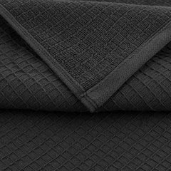 Casa Copenhagen Egyptian Cotton Waffle Large Bath Towel 500 Gsm (Pine Grey)