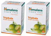 Himalaya Wellness Pure Herbs Triphala Bowel Wellness Tablet, For Constipation & Stomach Care | 60 Tablets (Pack Of 2)