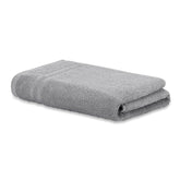 Welspun 100% Cotton Quik Dry Bath Towel 380 Gsm | High Absorbency Super Soft, Fast Drying Bath Towels Large Size (Grey)