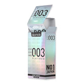 Okamoto Condom | Thinnest Premium Japanese Condoms 0.03 Mm Thin | 003 Platinum (Pack Of 1)