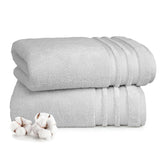 Mytrident Finesse 100% Cotton Bath Towels 1200 Gsm (Grey) -2 Piece