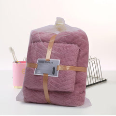 Homecloud Ultra Soft 1 Bath + 1 Face Towel 700 Gsm | 3x Softer Than Cotton Towels Highly Absorbent & Ultra Fast Dry Towel | Set Of 2 (Purple)