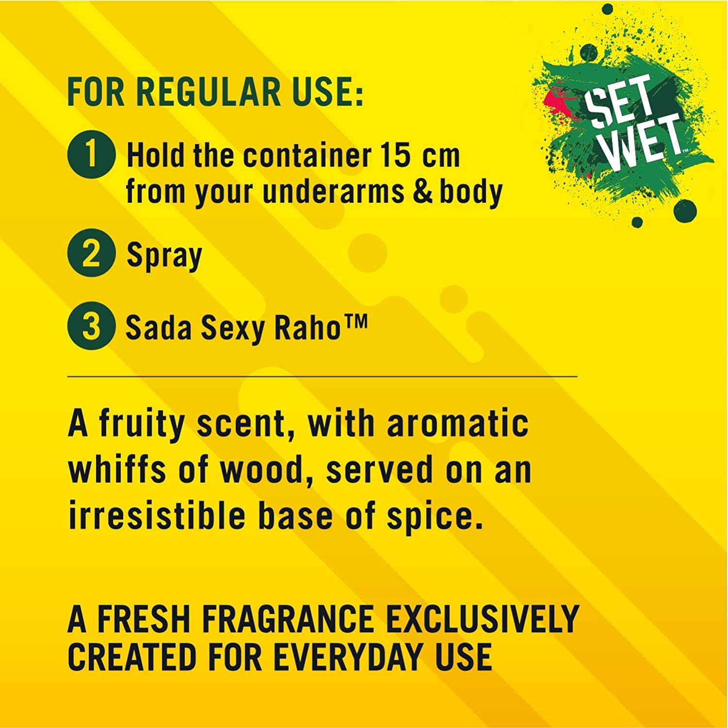 Set Wet Combo Of 3 Deodorant Spray Perfume For Men Cool + Action + Allure Avatar Each 150ml 5 Fl.oz. Set Wet Combo Of 3 Deodorant Spray Perfume For Men Cool + Action + Allure Avatar Each 150ml 5 Fl.oz.