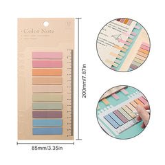 Sticky Tabs, Transparent Sticky Notes, Flags Pastel Book Tabs, Annotation Tabs Markers - 800 Pcs