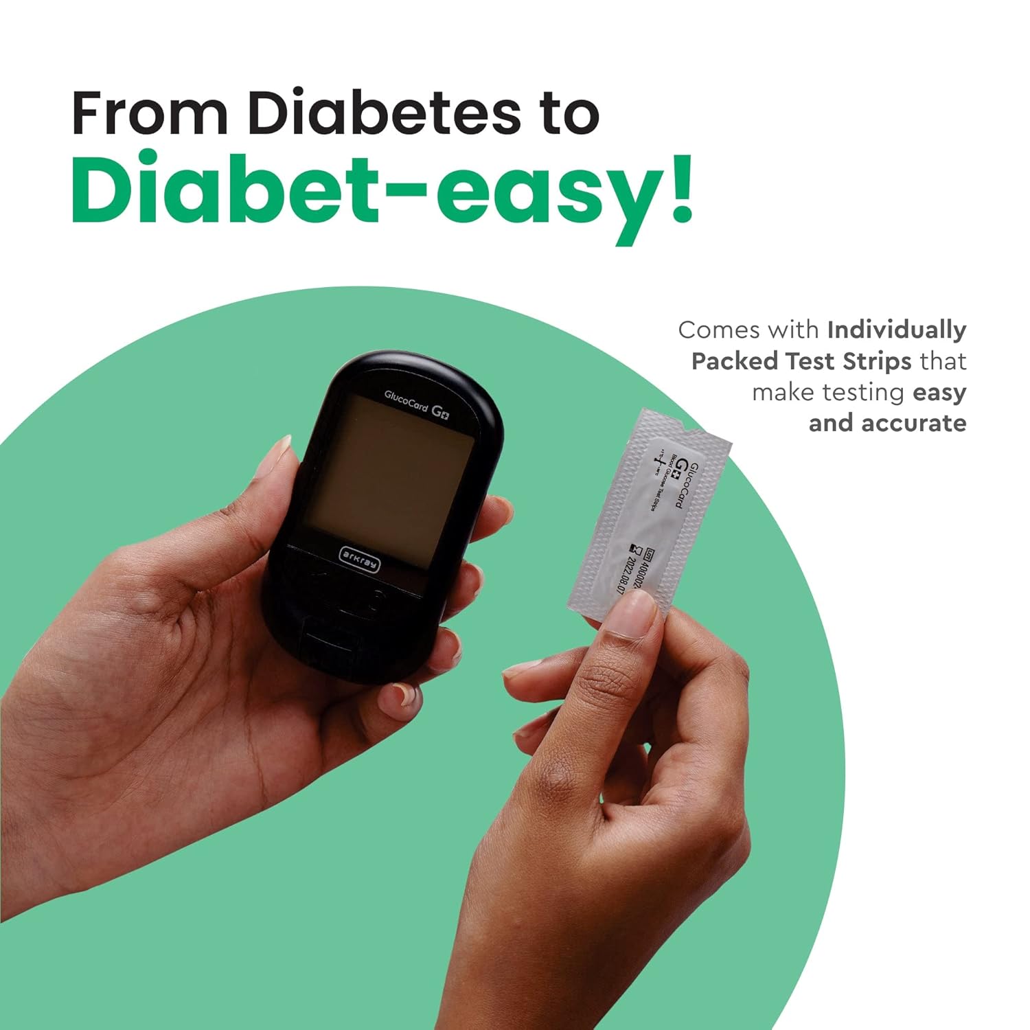 Arkray Glucocard G+ Blood Glucose Test Strips | Individually Packed | Pack of 25 Arkray Glucocard G+ Blood Glucose Test Strips | Individually Packed | Pack of 25