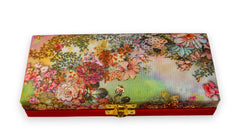 Premium Decorative Designer Mdf Gifting Cash Box Shagun & Jewellery Box For Weddings, Colour - Pink, Style - Modern