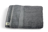 Bhapri Turkish 100% Cotton Luxury Bath Towels 500 Gsm | Lightweight Soft & Absorbent Quick Dry Plush Bathroom Towels (Grey)