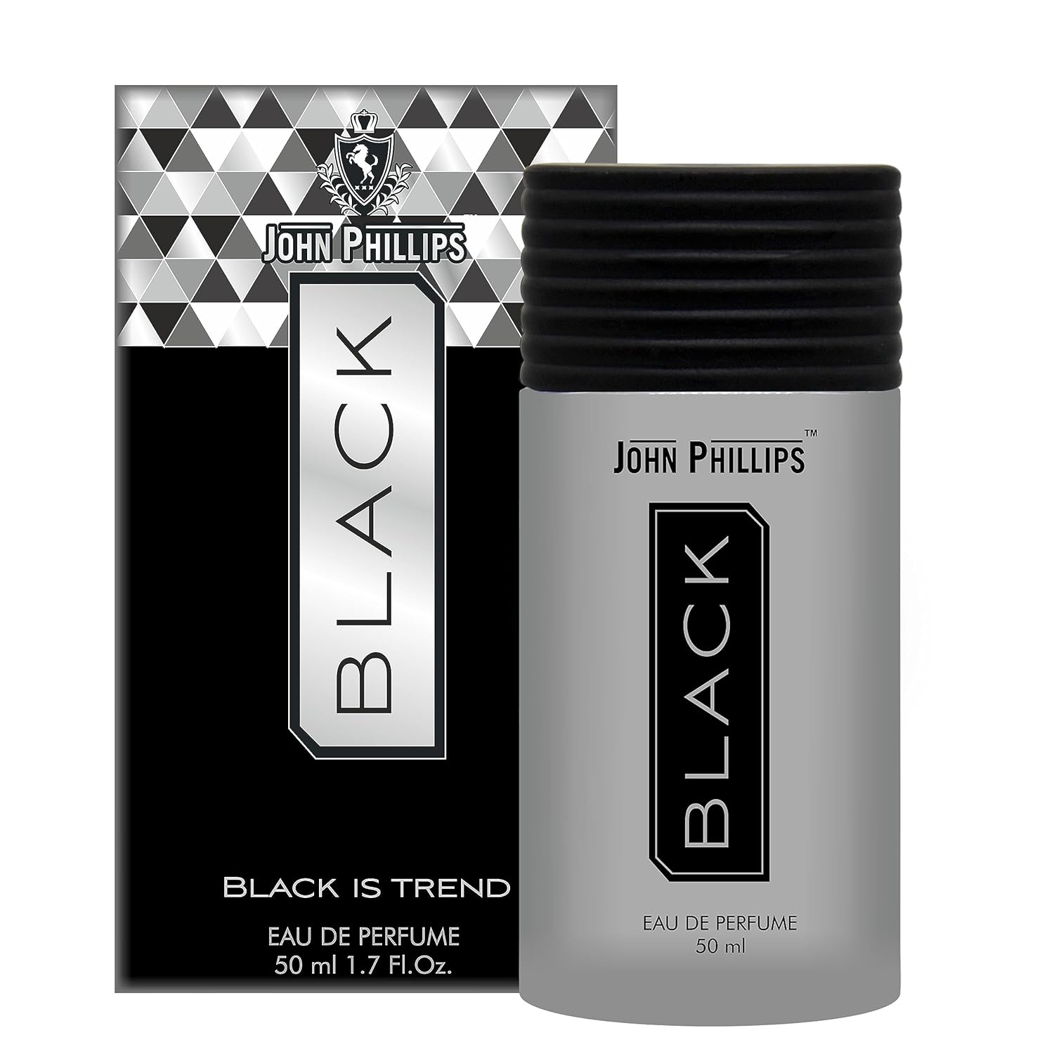 John Phillips Luxury Black & V2 Eau De Parfum 50ml 1.6 Fl.oz. Each Pack Of 2 For Men & Women John Phillips Luxury Black & V2 Eau De Parfum 50ml 1.6 Fl.oz. Each Pack Of 2 For Men & Women