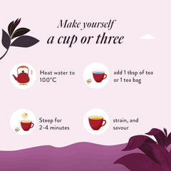 Saffron Cup Darjeeling Summer Flush Energetic Black Tea - 75gm, 2.6 Ounce | 100% Natural, Rich In Antioxidants - Perfect For Connoisseurs & Heart Health | Low Caffeine, Airtight Zip Lock Pouch