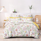 Double Bedsheet For King Size With 2 Matching Pillow Covers - 108 X 108 Inches, Multicolor | Glace Cotton Printed Bedsheet Lightweight, Soft & Smooth - Ideal For Home, Guest House