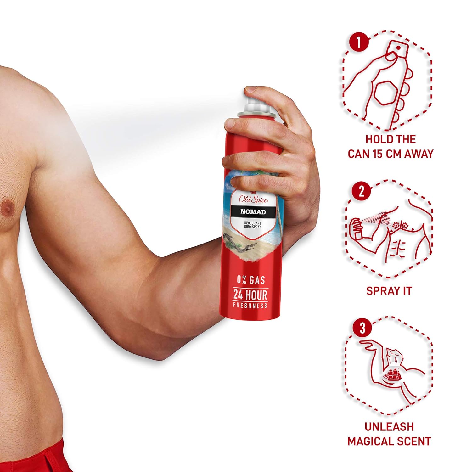 Old Spice Wolfthorn & Nomad No Gas Deodorant Body Spray Perfume 140ml Each 4.7 Fl.oz. | Perfect For Gifting  | For Men Old Spice Wolfthorn & Nomad No Gas Deodorant Body Spray Perfume 140ml Each 4.7 Fl.oz. | Perfect For Gifting  | For Men