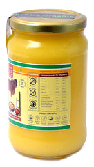 Premium Desi Sahiwal Cow Ghee By Yugmantra Organic Foods | Healthy & Delicious Desi Ghee Perfect For Weight Managements | (600ml) 20.2 | Jar Pack