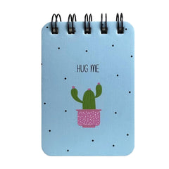 Spiral Pocket Notebook, Cute Mini Notepad, Handy Notebook For School, Office (Hug Me) Pack Of 1
