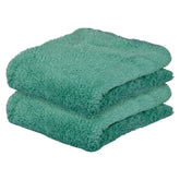 Kuber Industries Cleaning Towel 300 Gsm | Reusable Cleaning Cloths For Kitchen, Duster, Cleaning Towel (Green) Pack Of 2