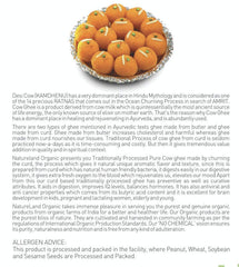 Natural A2 Desi Cow Ghee By Natureland Organics | Delicious & Nutritious Healthy Billona Desi Cow Ghee Good For Bones Health | (1 Litr) 33.8 Ounce | Jar Pack