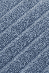 Viahome Luxury Ribbed Cotton Bath Towel 600 Gsm | Ultra Soft, Quick Dry, Super Absorbent, Durable & Skin Friendly, Luxury Hotel Quality Towel For Home, Gym & Spa (Airforce Blue)