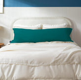 Soft Microfiber Hug Pillow For Sleeping, Full Body Cuddle Pillow, Teal Color - 18 X 54 Inch | Long Pillow For Bed, Pregnancy Pillow For Sleeping, Large Pillow, Neck Support, Multipurpose Use