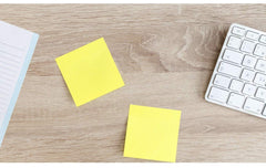 Super Sticky Notes, Yellow Color Size - 3 X 3 Inch | Pack Of 4, 80 Sheets Per Pad