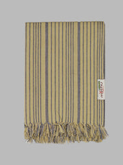 Ramraj 100% Cotton Stripe Bath Towel 1200 Gsm (Multicolor)- Pack Of 4
