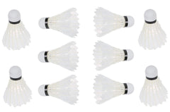 Tima Baleno Badminton Feather Shuttlecock , For Practice Sessions And Tournaments | White , Pack Of 10