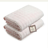 Enrich Homes Microfiber Bath Towels 900 Gsm | Large Size Super Soft Towel For Women & Men (White)- 2 Pcs