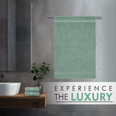 Ambra Linens 500 Gsm Highly Absorbent Bath Towel 100% Cotton Soft & Plush All Seasons Use Large Everyday Use Durable (Aqua Green)