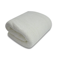 Linear Microfiber Microfibre Towel 300 Gsm | Bath Towels Large Size Soft & Absorbent Towel For Bathroom | Bath Towel For Men & Women (White)