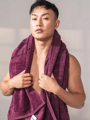 Damensch 100% Cotton Towel 200 Gsm | Super Soft Towels For Bath Large Size, Ultra Absorbent, Quick Dry Towel For Women & Men (Midday Maroon)