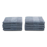 Pure Home + Living Sheared Face Towels 1300 Gsm | Ultra Soft, Absorbent, Quick Dry Towels For Facewash, Gym, Sports, Travel | Pack Of 8 (Indigo)