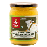 Premium Pure Bilona A2 Desi Cow Ghee By Nutty Yogi | Delicious & Nutritious Healthy Desi Cow Ghee Good For Improves Immunity | (500ml) 16.9 Ounce | Jar Pack