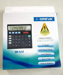 Desktop Calculator Solar Battery Dual Power 10 Digit LCD Display | 1 Year Warranty - Suitable For Office, School And Home