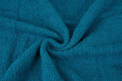 Casa Copenhagen Germany Design 2 Bath + 2 Hand & 2 Washcloths Towels 1800 Gsm | He & She Super Soft Collection 100% Cotton 6 Piece Towel Set - Violet Indigo & Teal Green