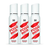 Fogg Master Napoleon Intense No Gas Deodorant For Men | Long Lasting Perfume Body Spray 120 Ml 4 Fl.oz. Each Pack Of 3