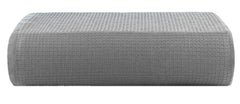 Casa Copenhagen Egyptian Cotton Waffle 1 Pcs Large Bath Towel 500 Gsm (Grey Violet)