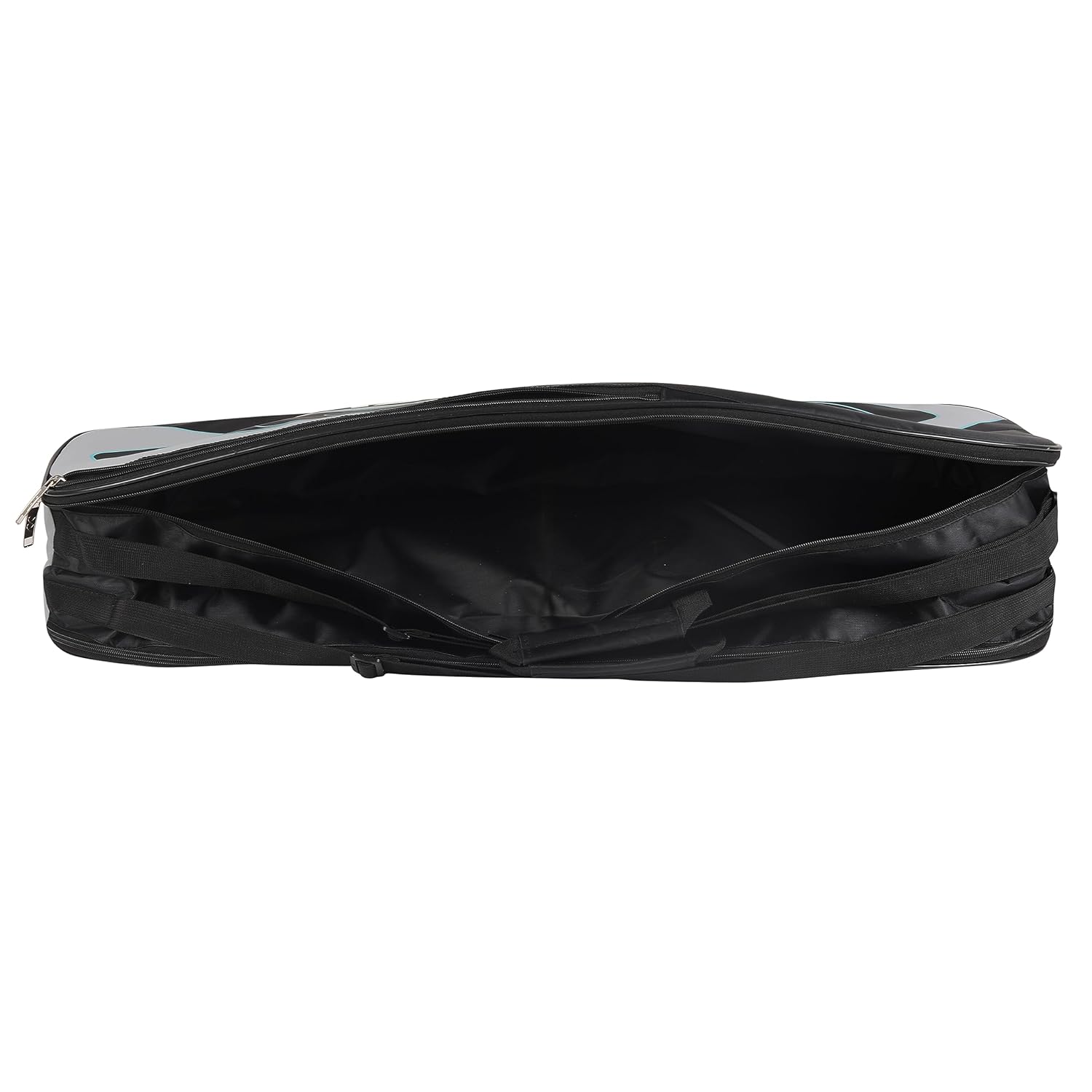 Yonex Badminton Kitbag BT5, 2 Zipper Compartment For Storage Of 3 Rackets & Clothes | Colour - Black & Grey, Size - Small, Material - Nylon Yonex Badminton Kitbag BT5, 2 Zipper Compartment For Storage Of 3 Rackets & Clothes | Colour - Black & Grey, Size - Small, Material - Nylon