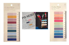 Sticky Tabs Transparent Sticky Notes, Book Reading Notes Sorting Files, Self-Stick Notes - 2 Pcs